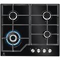 kgg64362k piano cottura 4 fuochi a gas larghezza 60 cm piano colore nero