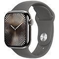 - watch series 10 oled 42 mm digitale 374 x 446 pixel touch screen 4g titanio wi-fi gps