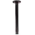 b-tech supporto telescopico a soffitto b-tech per pali ø50mm max 90kg nero