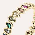 anello fantasia golden dream placcato oro giallo cristallo collezione golden dream misura 56 giallo