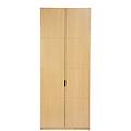 armadio con appendiabiti in finitura legno di quercia l90 cm garence