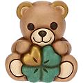mini teddy portafortuna in ceramica