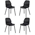 - paule sedia moderna set da 4