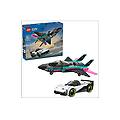 costruzioni city jet contro auto sportiva 60489
