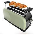 tostapane toastin' time 1500 green doppia fessura acciaio 1500w verde