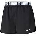 puma. pantaloncini sportivi da donna train strong woven nero pantaloncini ritiro gratis