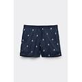 costume boxer mare ricamo polipi uomo blu taglia xl