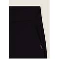 pantaloni donna regular morbidi con dettagli micro-trecce nero donna extra small