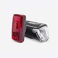 kit luci bici anteriore e posteriore led st 110 a pile