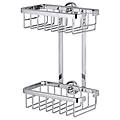 organizer per doccia per parete aluxx cromato