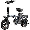 bicicletta elettrica f1l 14 pollici 350w 48v pieghevole grigia