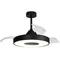 ventilatore da soffitto coin nero d. 50 cm