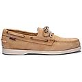sebago. portland scarpa da barca in pelle scamosciata rimpolpata camel donna vuoto ritiro gratis