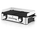 lono 04. 1528. 0011 barbecue per l&apos aperto e bistecchiera grill da tavolo elettrico acciaio