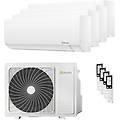 condizionatore breva e quadri split 9000+9000+9000+12000 btu inverter a++ unità esterna 7. 5