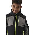 m536 jr giacca da sci bambino black/grey 128