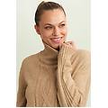 maglia donna collo alto con treccia nomad melange donna extra large