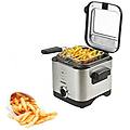 - friggitrice in acciaio inox con cestello da 1 5 litri ms 4910 900w