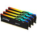 technology fury beast 128 gb 5600 mt/s ddr5 cl40 dimm (kit da 4 moduli) rgb xmp
