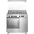 cucina a gas con forno demx 96 b5 ed inox l 60 x p 60 cm