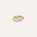 orecchini a cerchio diamade glam oro giallo diamante lab-grown collezione diamade glam oro giallo