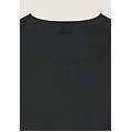 t-shirt regular in cotone con ricami sangallo black direct dyed donna xxs