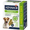 2 + 1 gratis! 3 x snack advance per cani 3 x 360 g (3 x 28 pz) mini stick