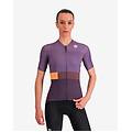maglia snap manica corta viola donna l