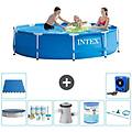 - piscina fuori terra in giro 305x76 cm blu include accessori coordinati a1536
