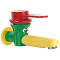 rubinetto lavabo a parete serie kids con cartuccia monoacqua a dischi ceramici 01220 verderosso e