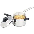 - friggitrice ad aria kcchiplrg capacità 2 l potenza 2200 w acciaio inox
