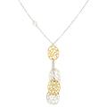 collana donna oro giallo bianco gl100316