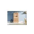 credenza in legno di quercia selvatica 73x40x142 oliato beige kent #206