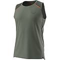 sky m top trail running uomo green/dark green/red l