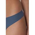 brasiliana taglio vivo in microfibra riciclata donna blu tamaño s
