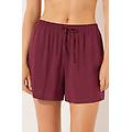 pantaloncini estivi donna bordeaux l
