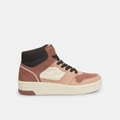 sneakers alte da donna bordeaux