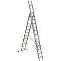 facal scala a sfilo genia 3 rampe in alluminio 3 x 12 gradini portata massima 150 kg en 131 per