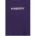 t-shirt tecnica con spacchi laterali e fit regolare petunia donna medium