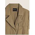trench donna senza maniche con cintura in vita aloe donna large