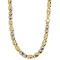 collana uomo oro giallo bianco gl101147