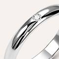 fede classica leggera 3. 2 mm oro bianco diamante collezione fede leggera 750/1000 oro bianco