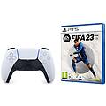 dualsense fifa 23 nero-bianco bluetooth gamepad analogico-digitale playstation 5