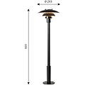 3-2 1/2 nero 91 cm acciaio inossidabile