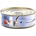 feline finest 24 x 85 g alimento umido per gatti tonno con pagello