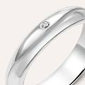 anello fedina silver collection argento rodiato cubic zirconia collezione silver collection misura