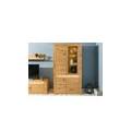 vetrina in legno di quercia selvatica 113x40x205 oliato naturale kent #102