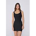 sottoveste shaping a taglio vivo donna nero tama&ntilde;o l