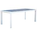 - ben tavolo da giardino in alluminio con piano in ceramica