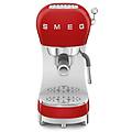 macchina da caffè espresso manuale ecf02rdeu sistema thermoblock e lancia a vapore 4 funzioni